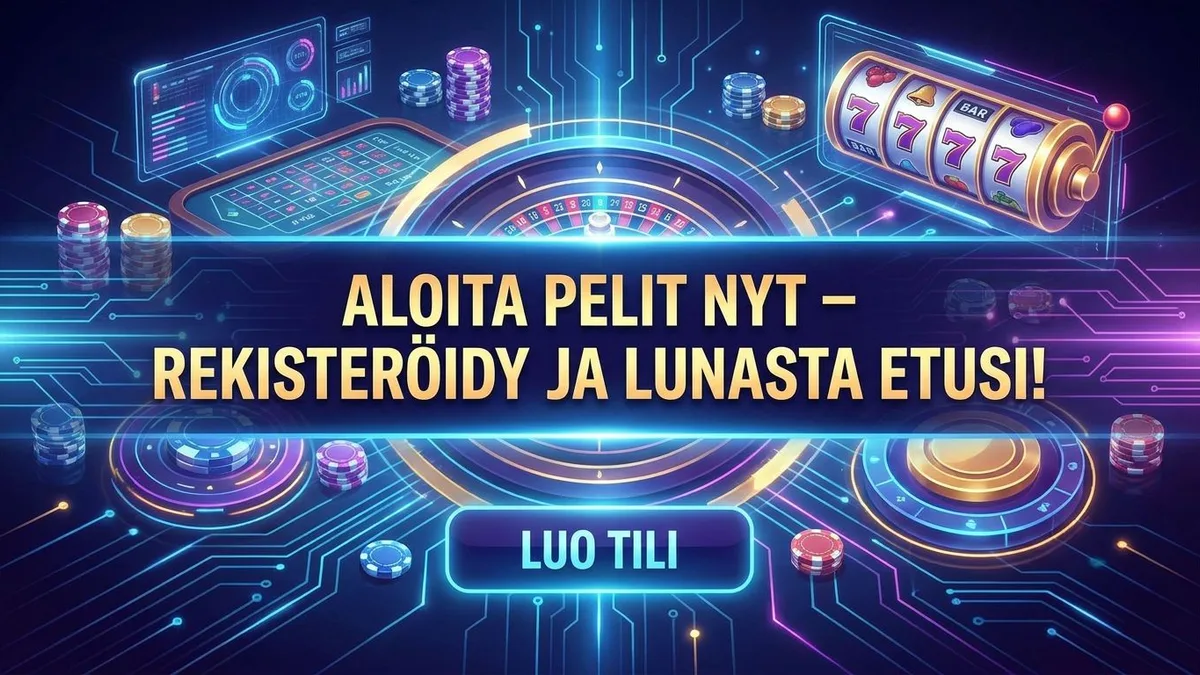 Rekisteröidy bonuksella